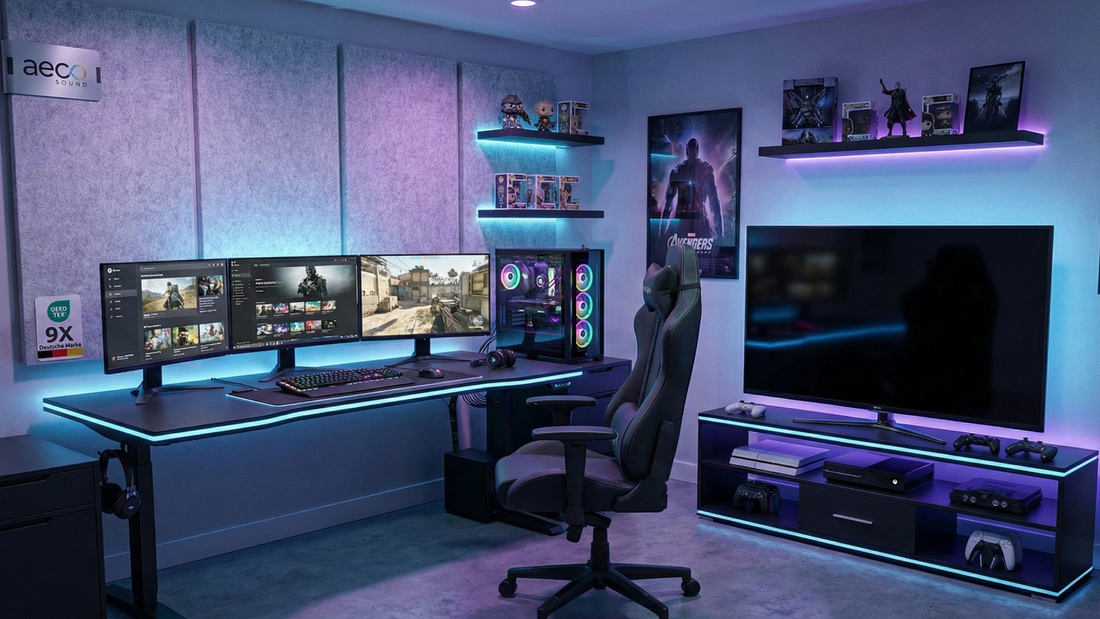 Filz als schallabsorbierendes Material