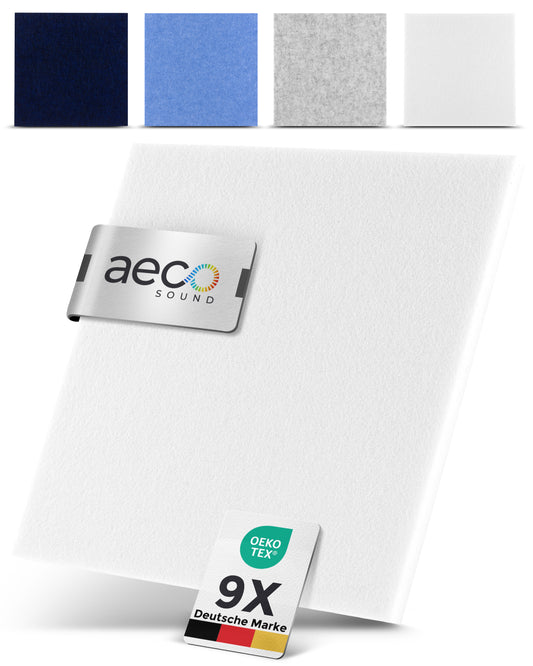 Acoustic panels felt - white
