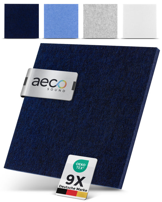 Acoustic panels felt - royal blue