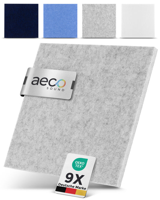 Acoustic panels felt - grey