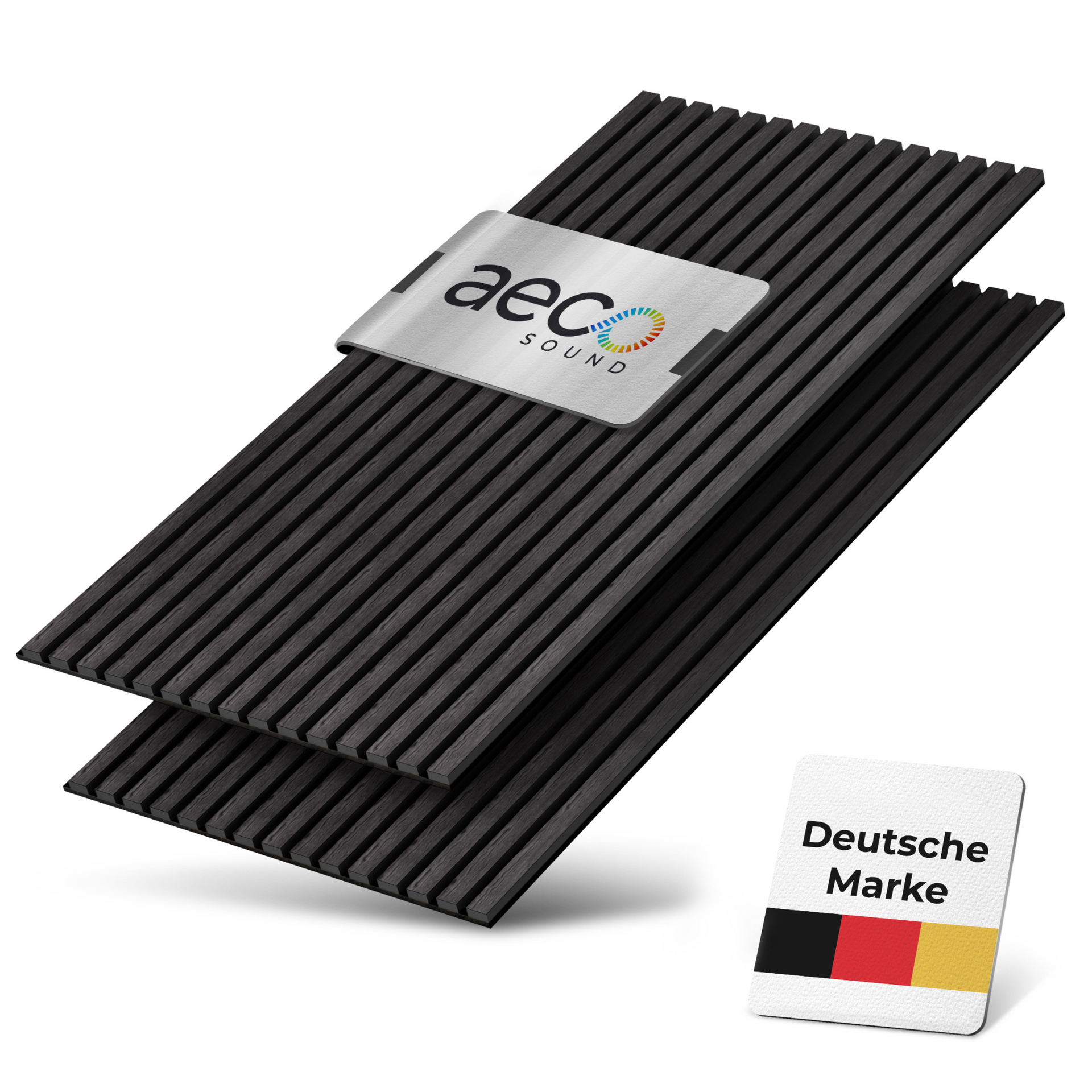 Acoustic panels wood - Techwood/Black – Aeco Sound®